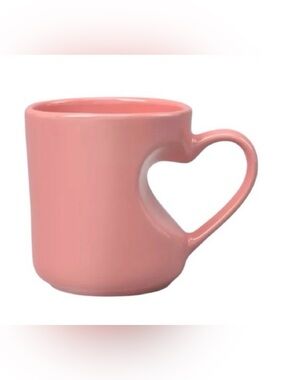 Target Threshold Pink Heart Handle Mug